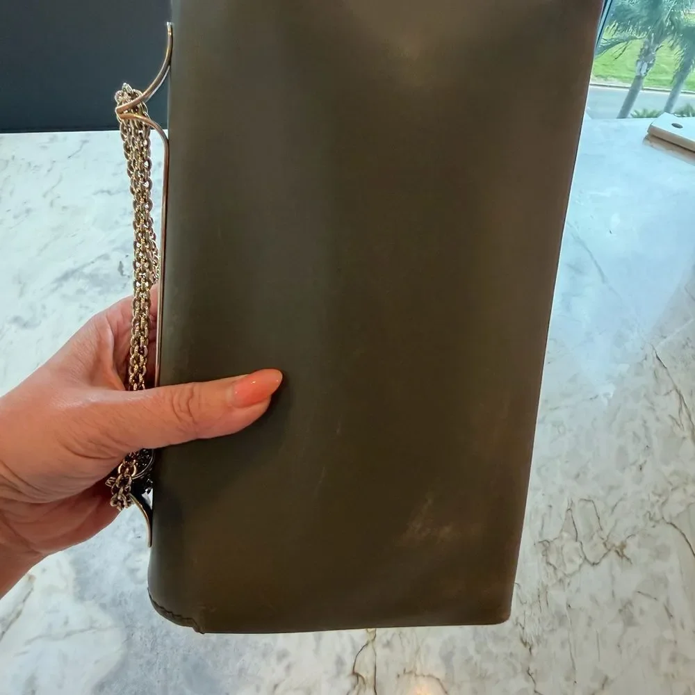 Valentino Garavani Rockstud VaVa Voom Olive Green handbag